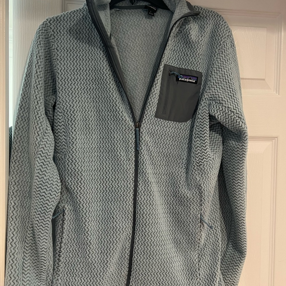 Patagonia zip fleece hoodie